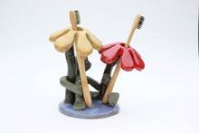 Load image into Gallery viewer, Froggy Flower Toothbrush Holder