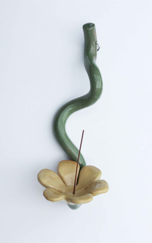 Wall Flower Incense Holder