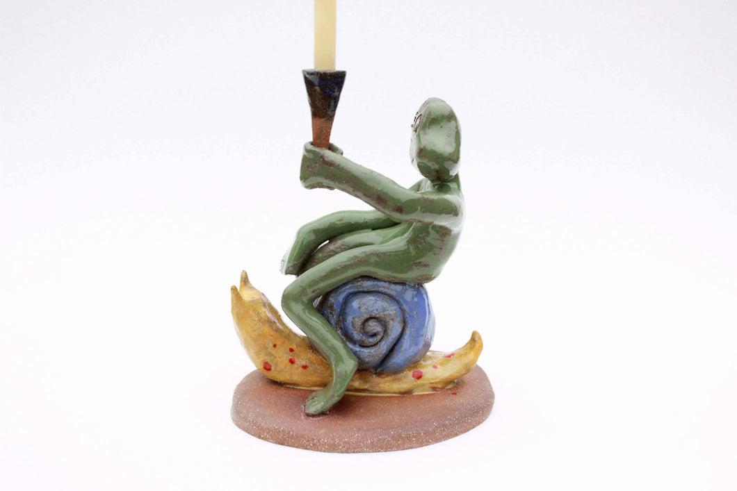 Slime Ridin' | Incense and Candle Holder
