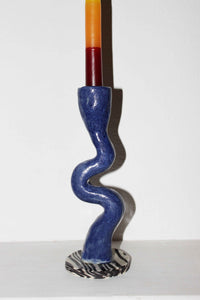 Tall Candle Holder w Marble Base